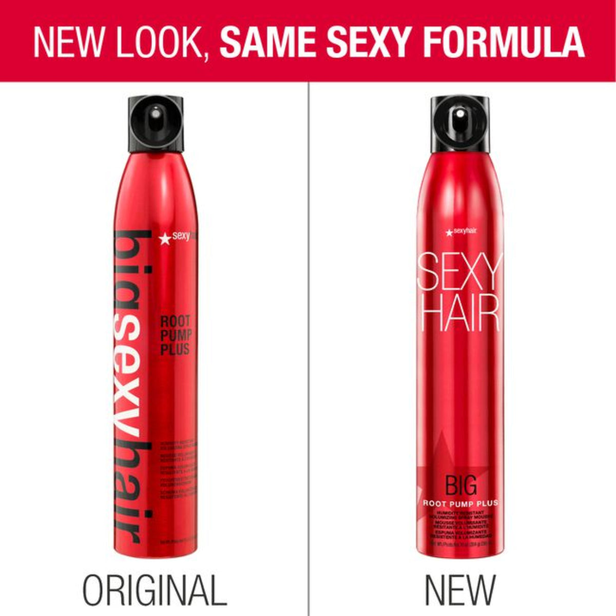 Sexy Hair Big Root Pump PLUS Humidity Resistant Volumizing Spray Mousse