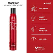 Sexy Hair Big Root Pump Volumizing Spray Mousse
