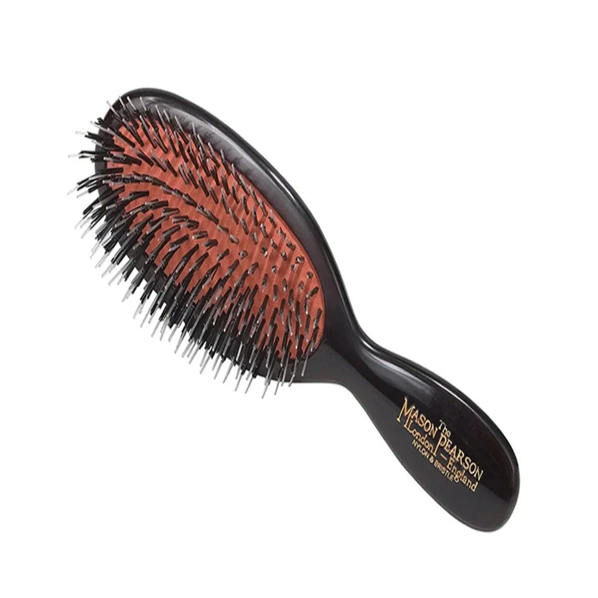 Mason Pearson Pocket Bristle & Nylon Brush - BN4 Dark Ruby For Normal Hair