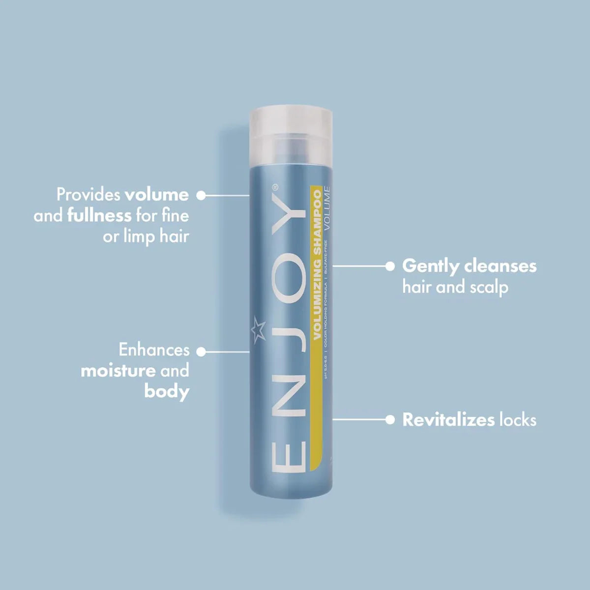 Enjoy Volumizing Shampoo Sulfate-Free Color-Safe