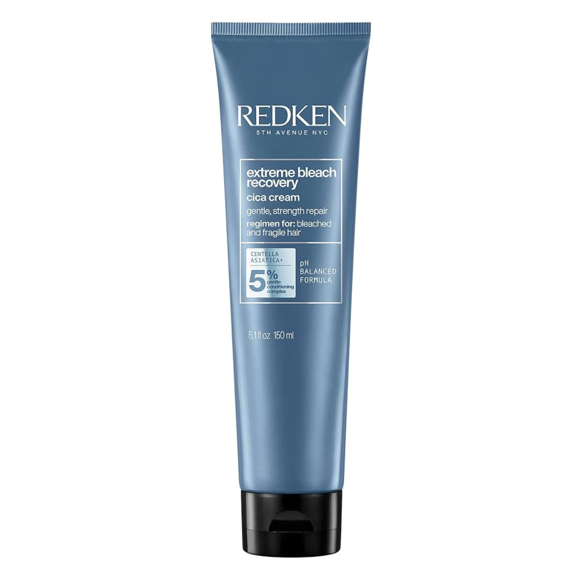 Redken extreme bleach recovery cica cream tube on a white background