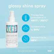 VERB Glossy Shampoo Conditioner & Shine Spray Bundle