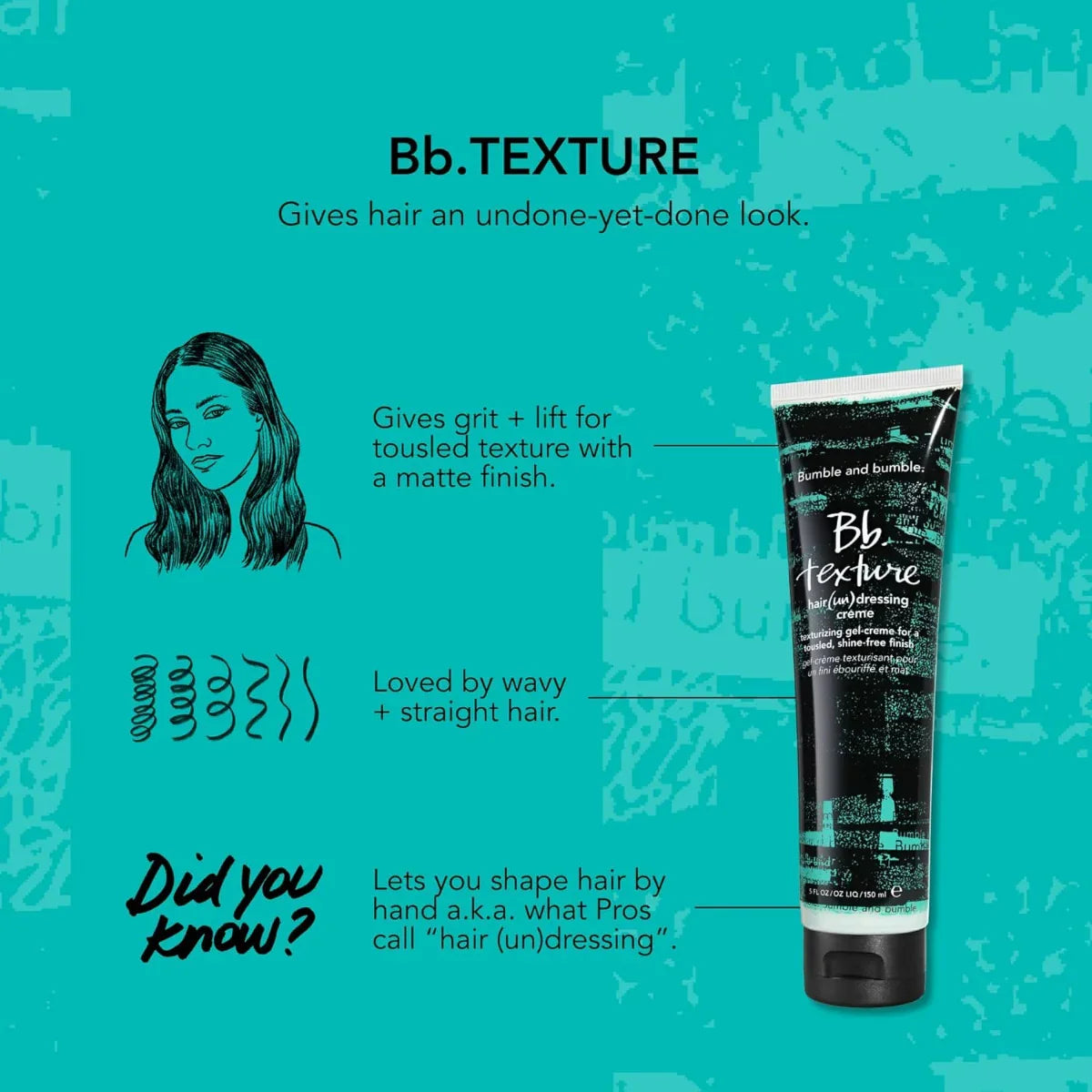 Bumble and Bumble  Texture Hair Un dressing  Styling Cream