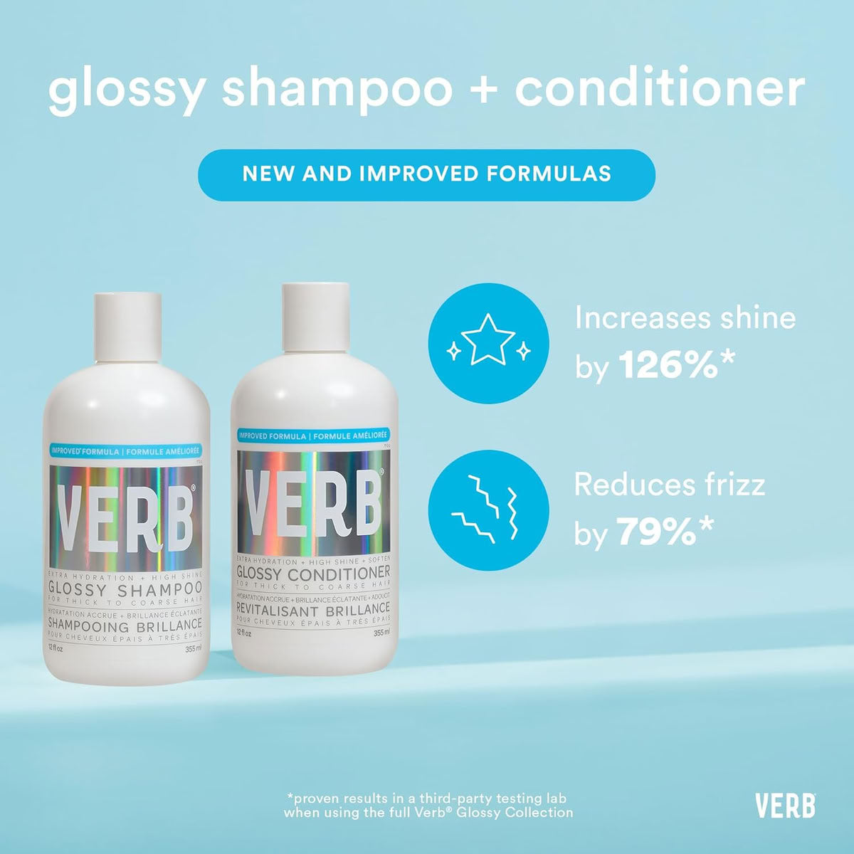 Verb Glossy Shampoo & Conditioner Duo Set