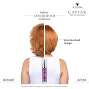 Alterna Caviar Anti-Aging Infinite Color Hold Shampoo, Conditioner, Color Protect Serum Complete Regimen Set