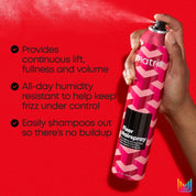 Matrix Styling Fixer Hairspray Adds Flake-Free Lift Vegan
