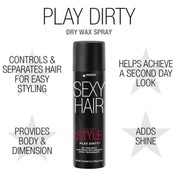 Sexy Hair Style Play Dirty Dry Wax Spray