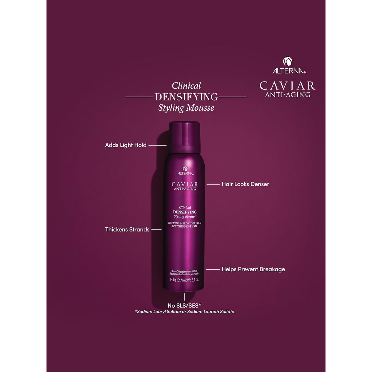 Alterna Caviar Anti-Aging Clinical Densifying Styling Mousse