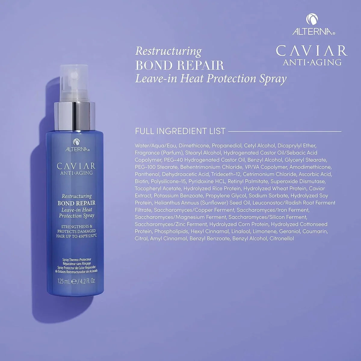 Alterna Caviar Anti-Aging Restructuring Bond Repair Heat Protection Spray