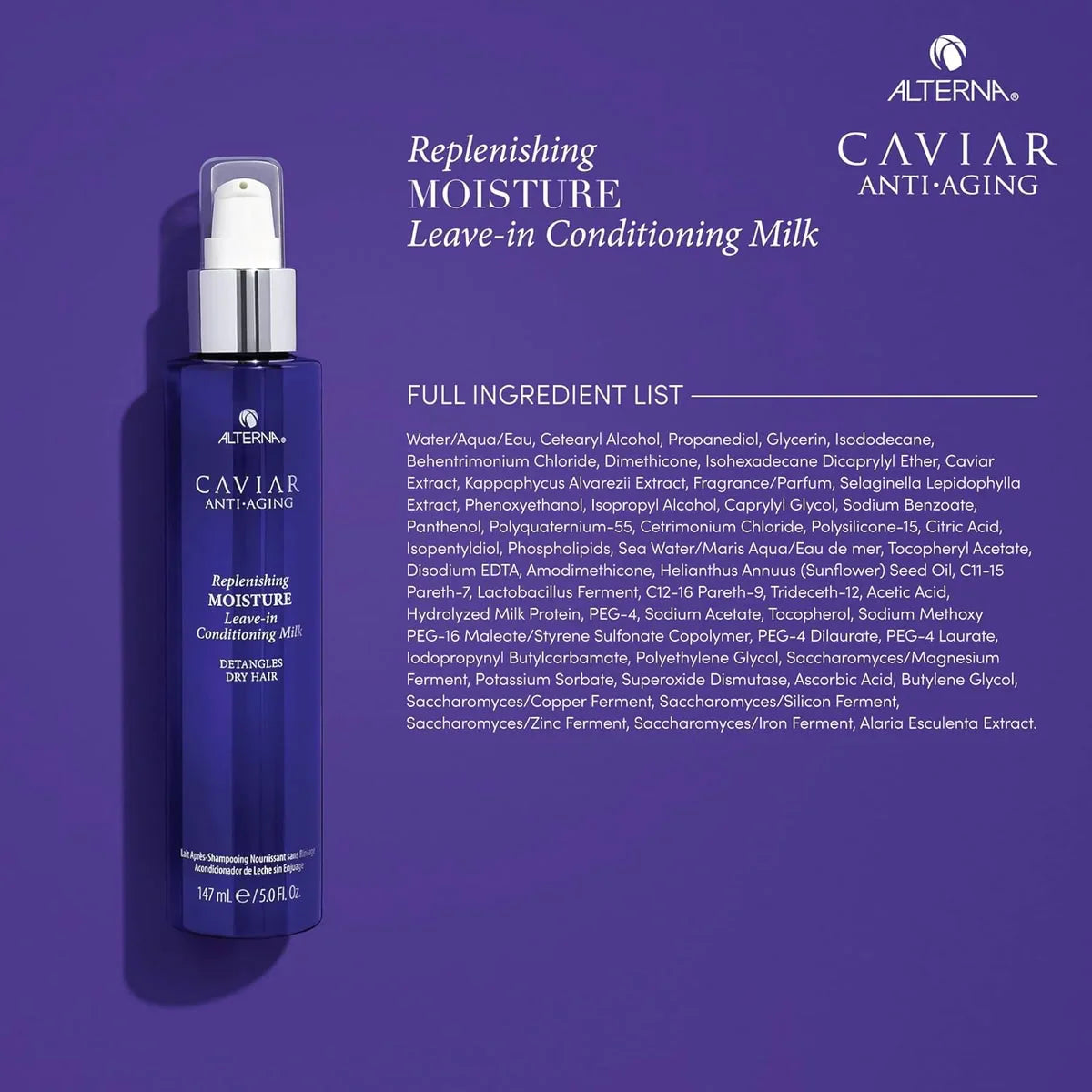 Alterna Caviar Anti-Aging Replenishing Moisture Leave-in Conditioning Milk