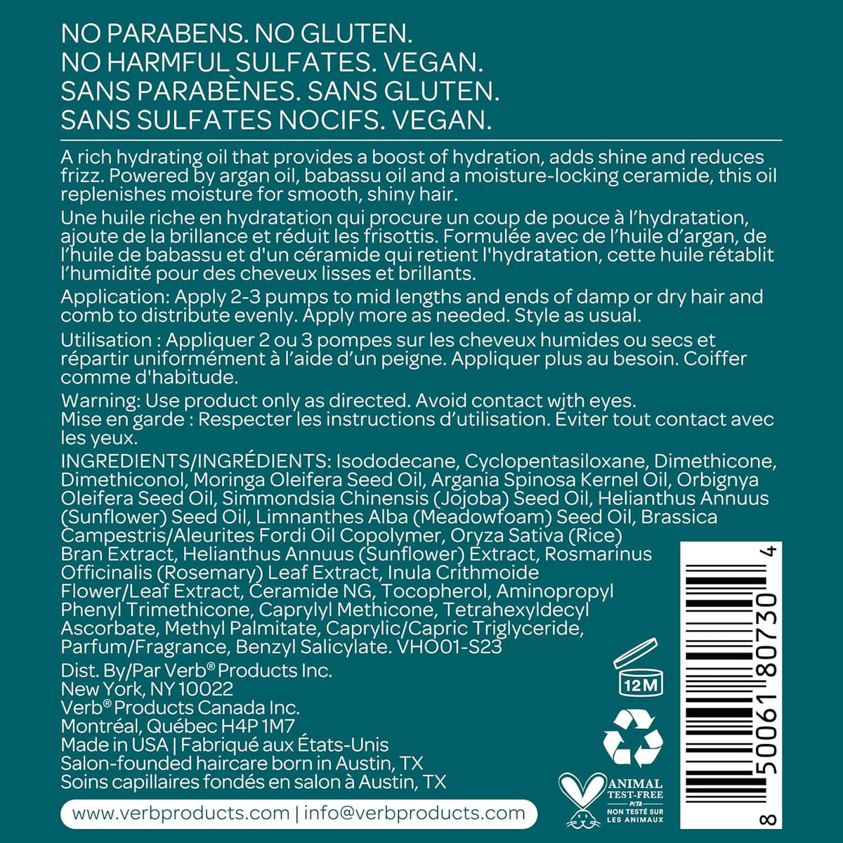 VERB Hydrate Oil