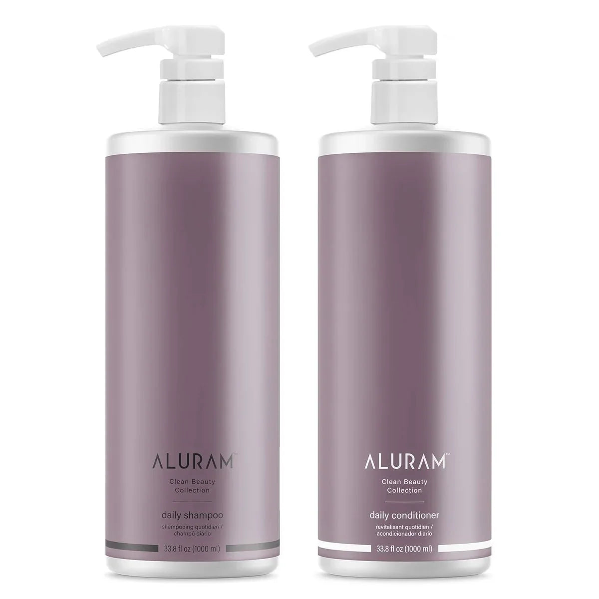 Aluram Clean Beauty Daily Shampoo and Conditioner Duo Set