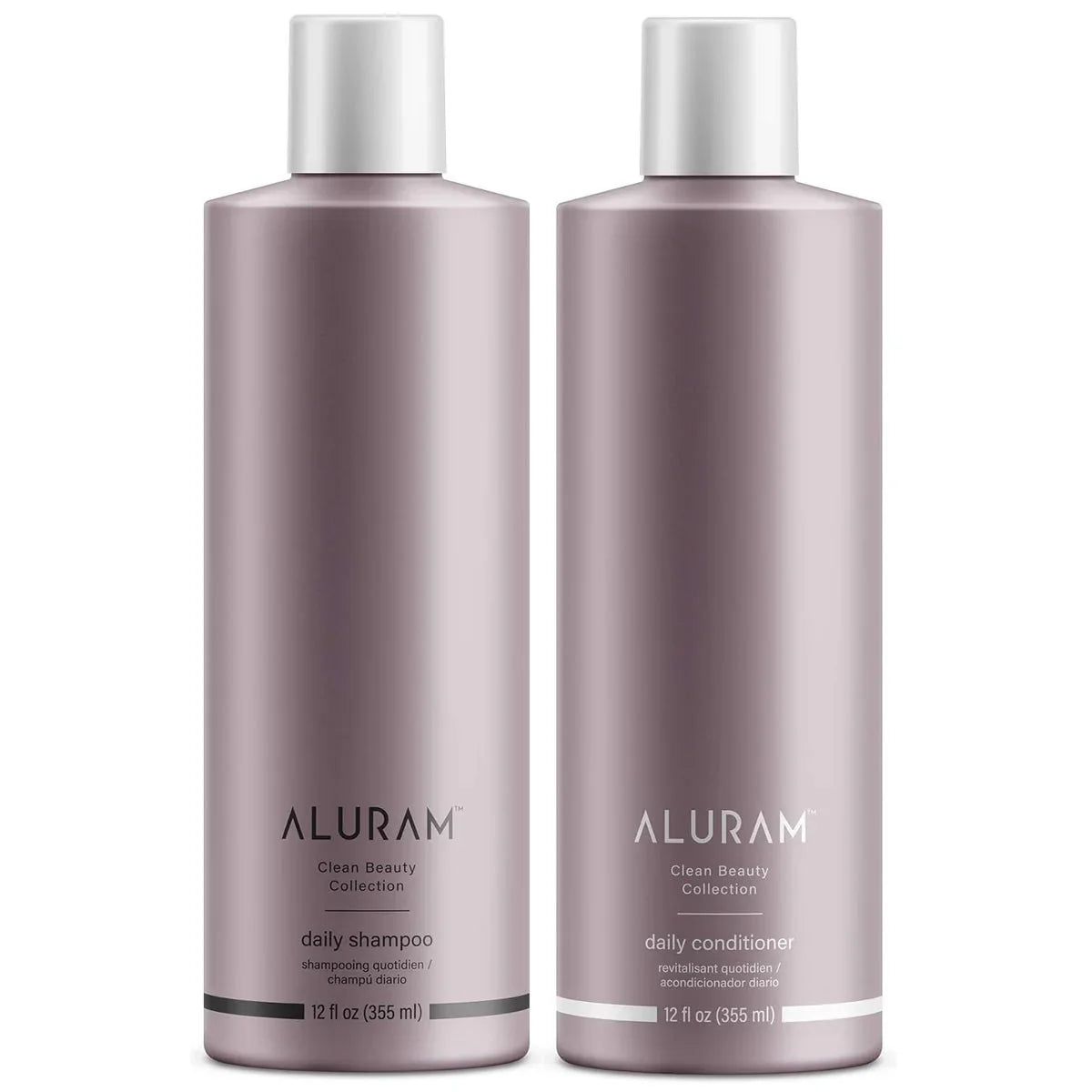 Aluram Clean Beauty Daily Shampoo and Conditioner Duo Set