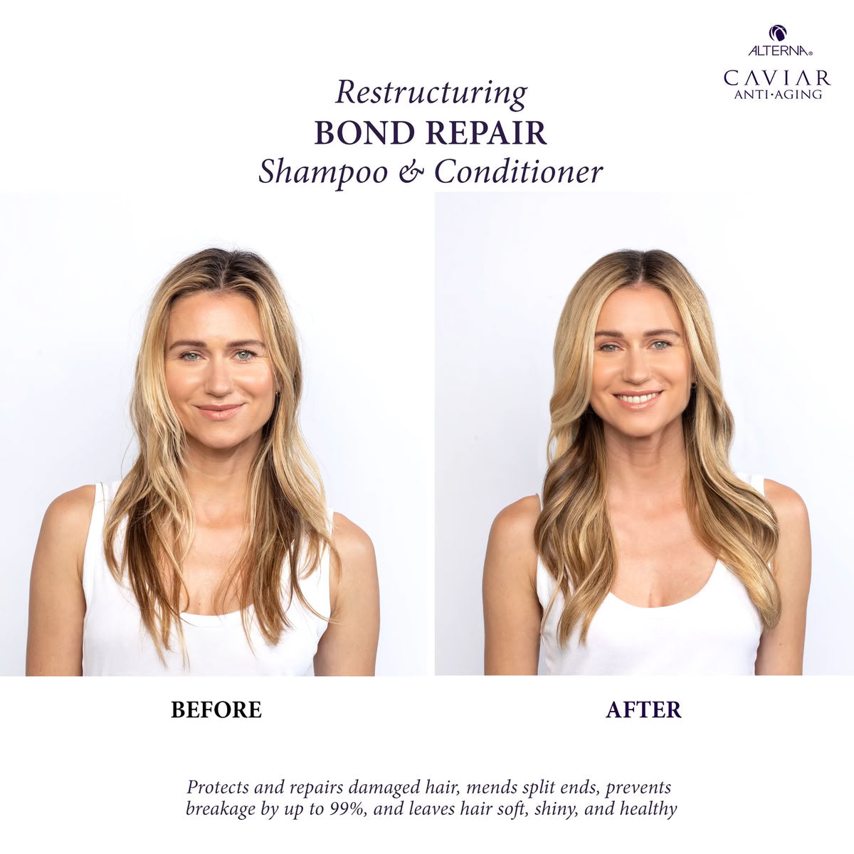 Alterna Caviar Restructuring Bond Repair Shampoo & Conditioner Duo Set