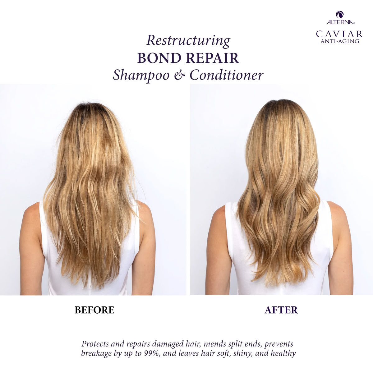 Alterna Caviar Restructuring Bond Repair Shampoo & Conditioner Duo Set