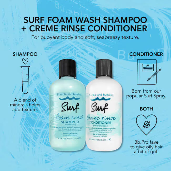 Bumble and bumble Surf Foam Wash Shampoo & Surf Creme Rinse Conditioner