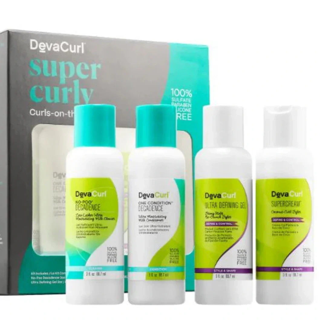 Devacurl Super Curly Curls on the Go Set