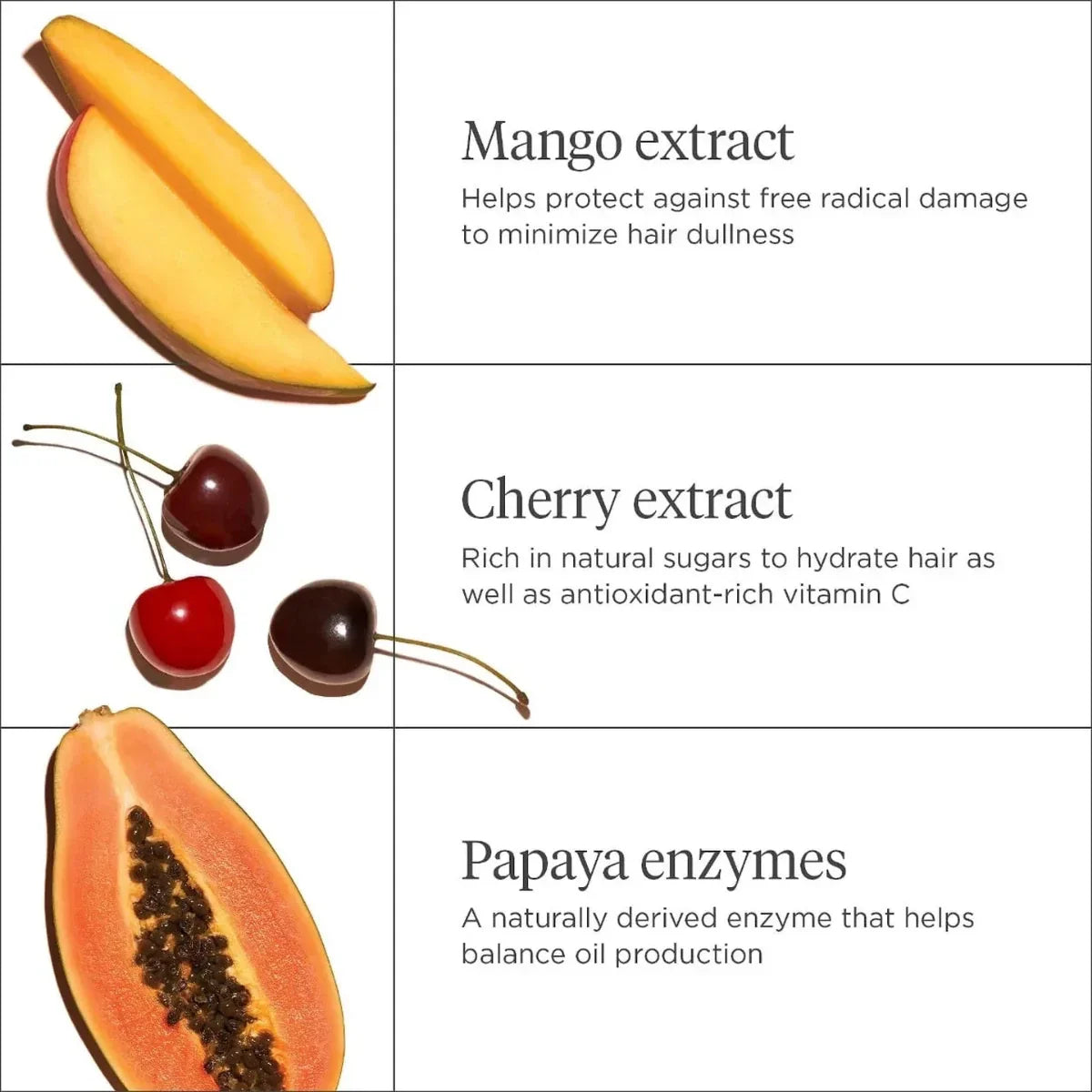 Briogeo Superfoods Mango + Cherry Balancing Shampoo + Conditioner Duo For Oil Control