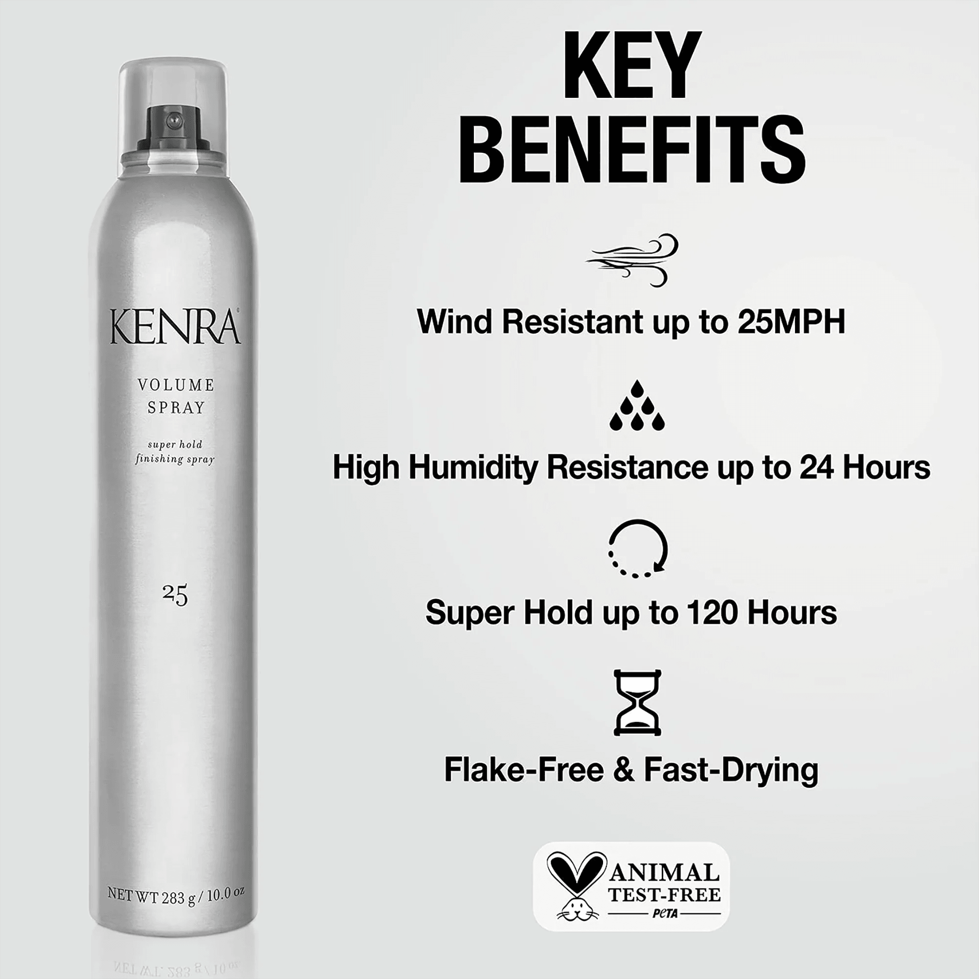 Kenra Professional Volume 25 Super Hold Finishing Hairspray - 10oz - iShampoos