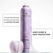 Pureology Style + Protect On The Rise Root Lifting Mousse For Flat and Color-Treated Hair