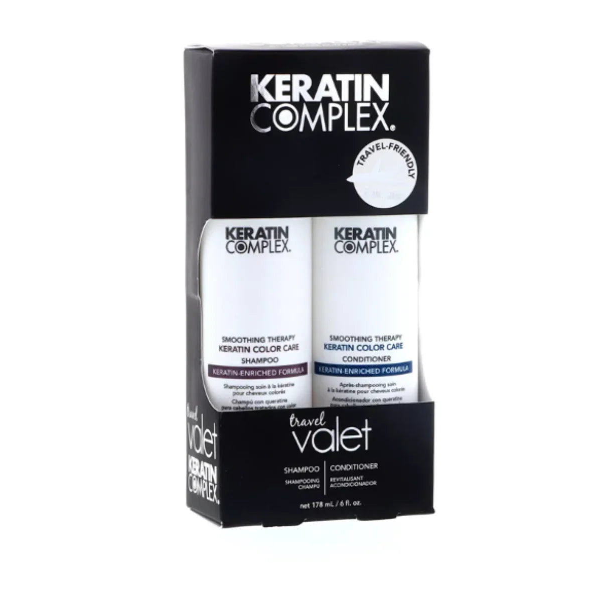 Keratin Complex Color Care Travel Valet Shampoo & Conditioner Set (Copy)