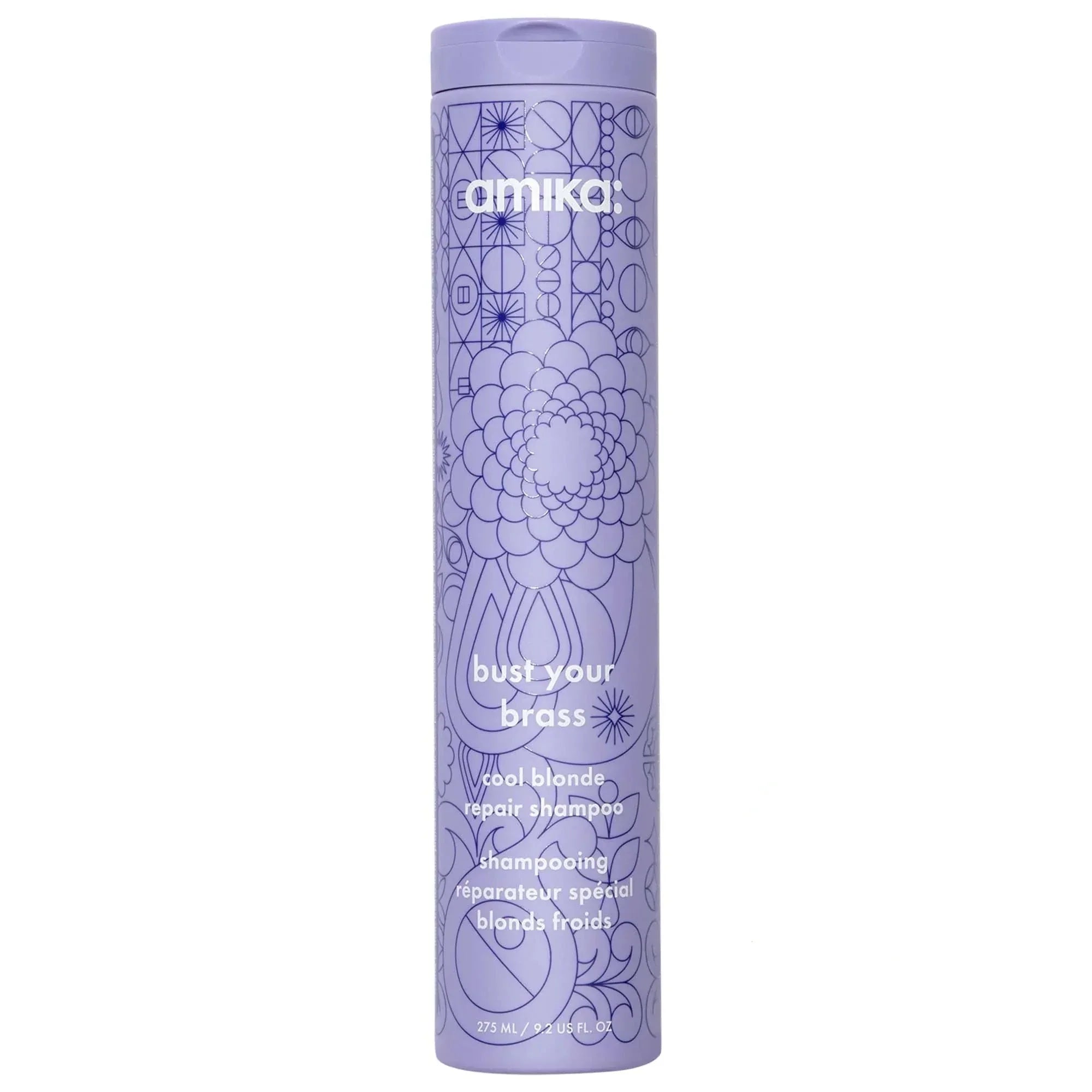 Amika Bust Your Brass Cool Blonde  Repair Shampoo