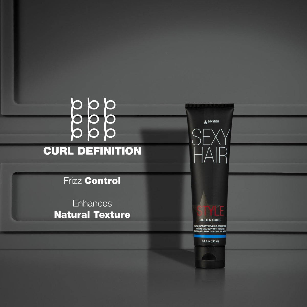 SexyHair Style Ultra Curl Support Styling Creme