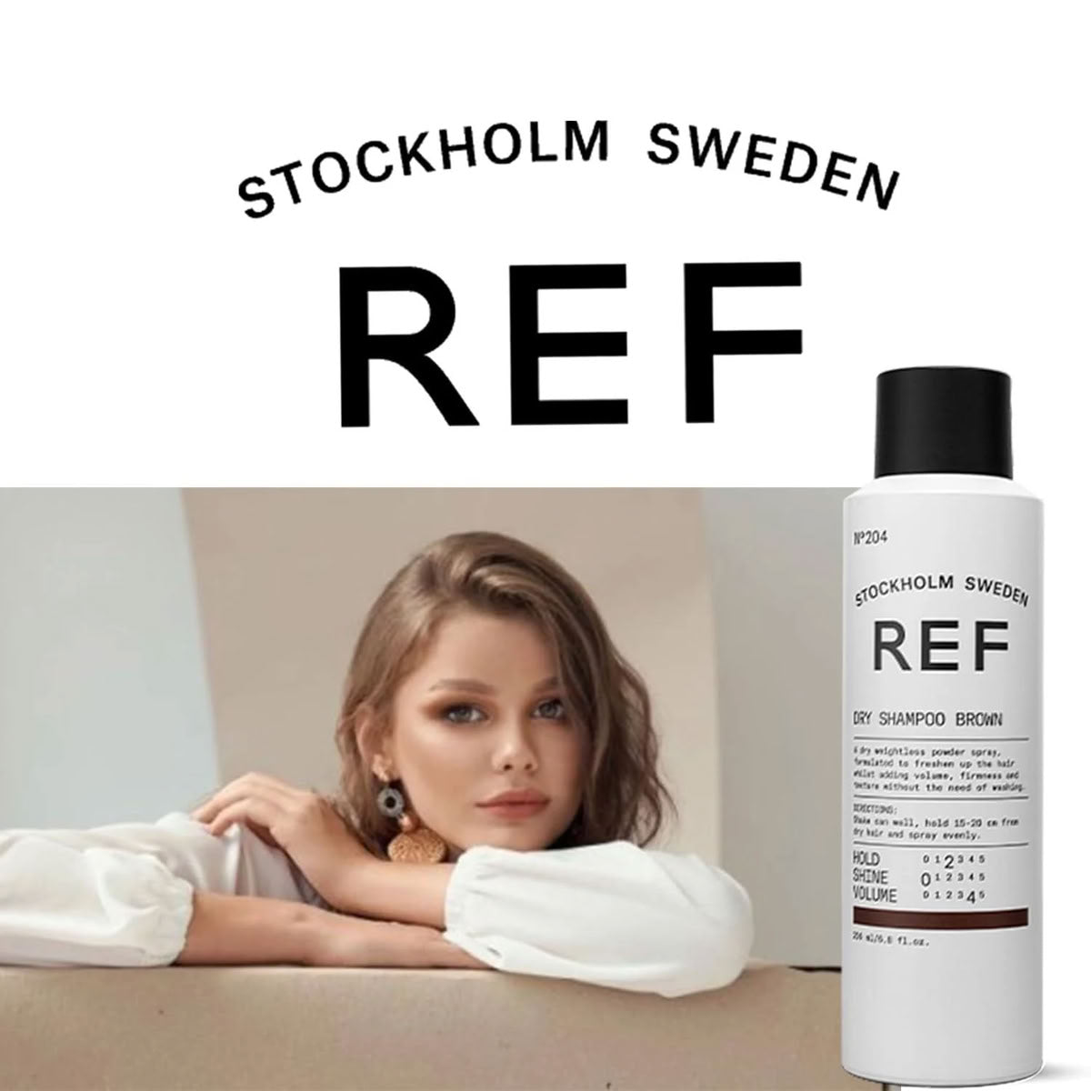 REF Dry Shampoo Brown 204