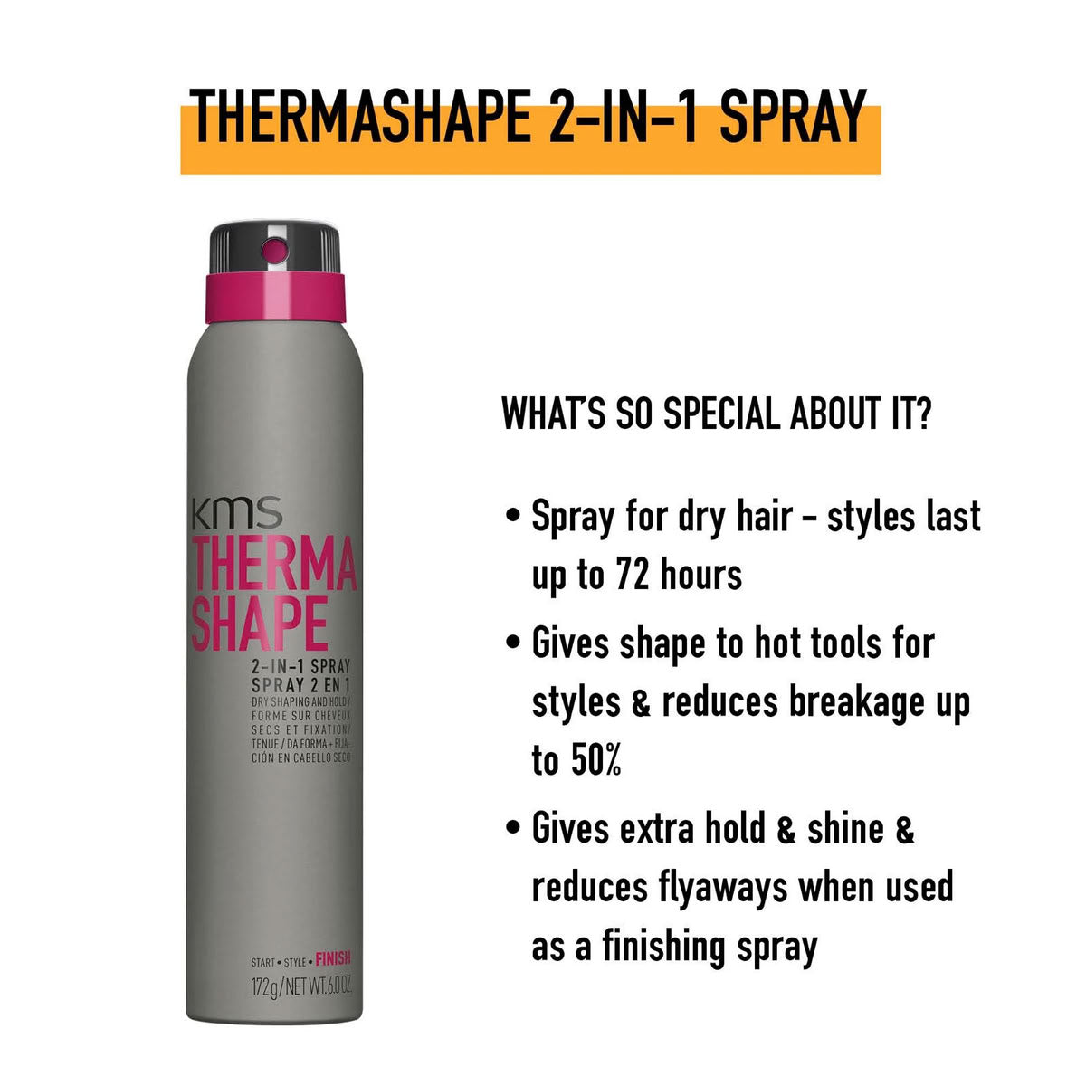 KMS THERMA SHAPE 2-in-1 Spray